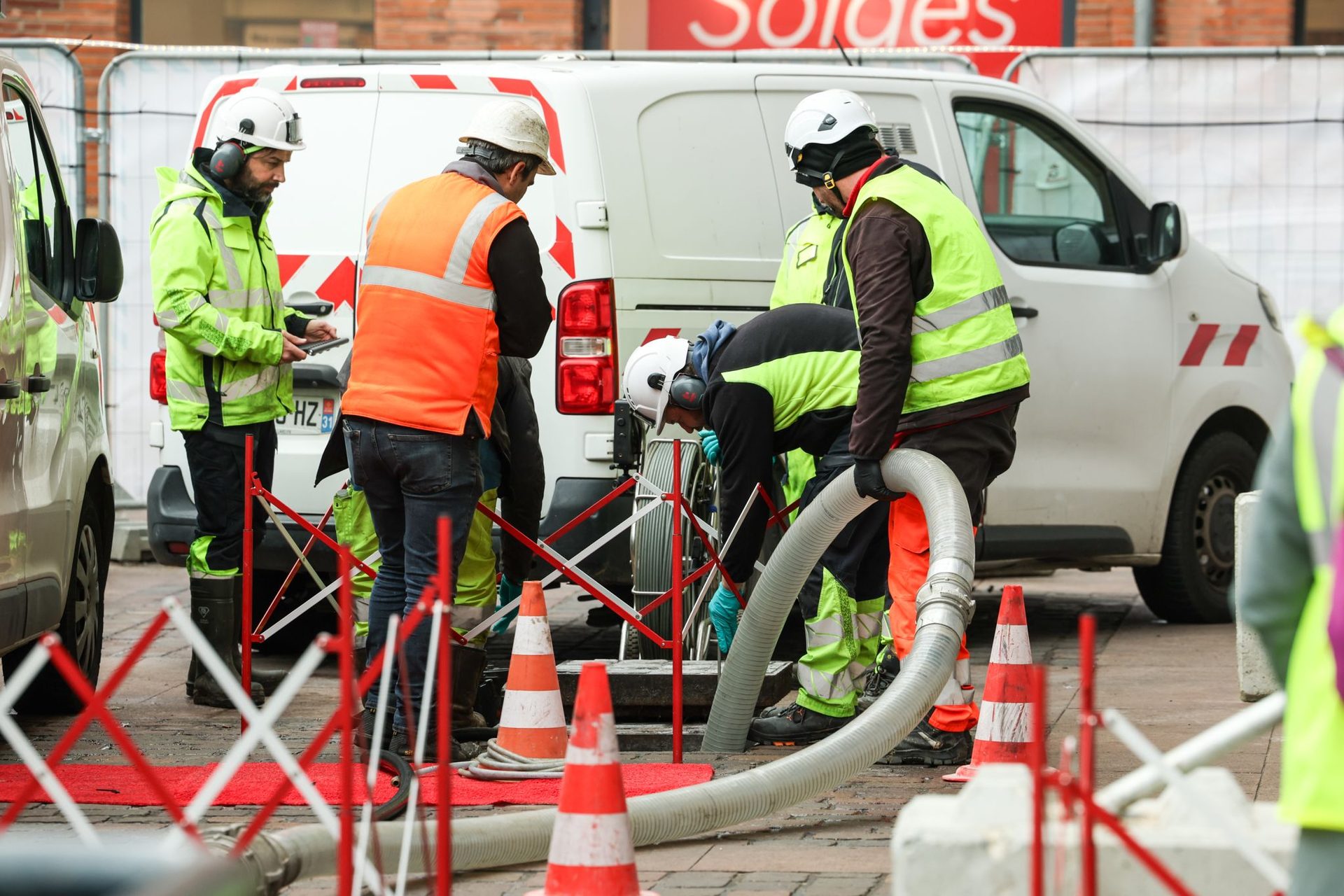 Équipe SA LA GARONNE en intervention