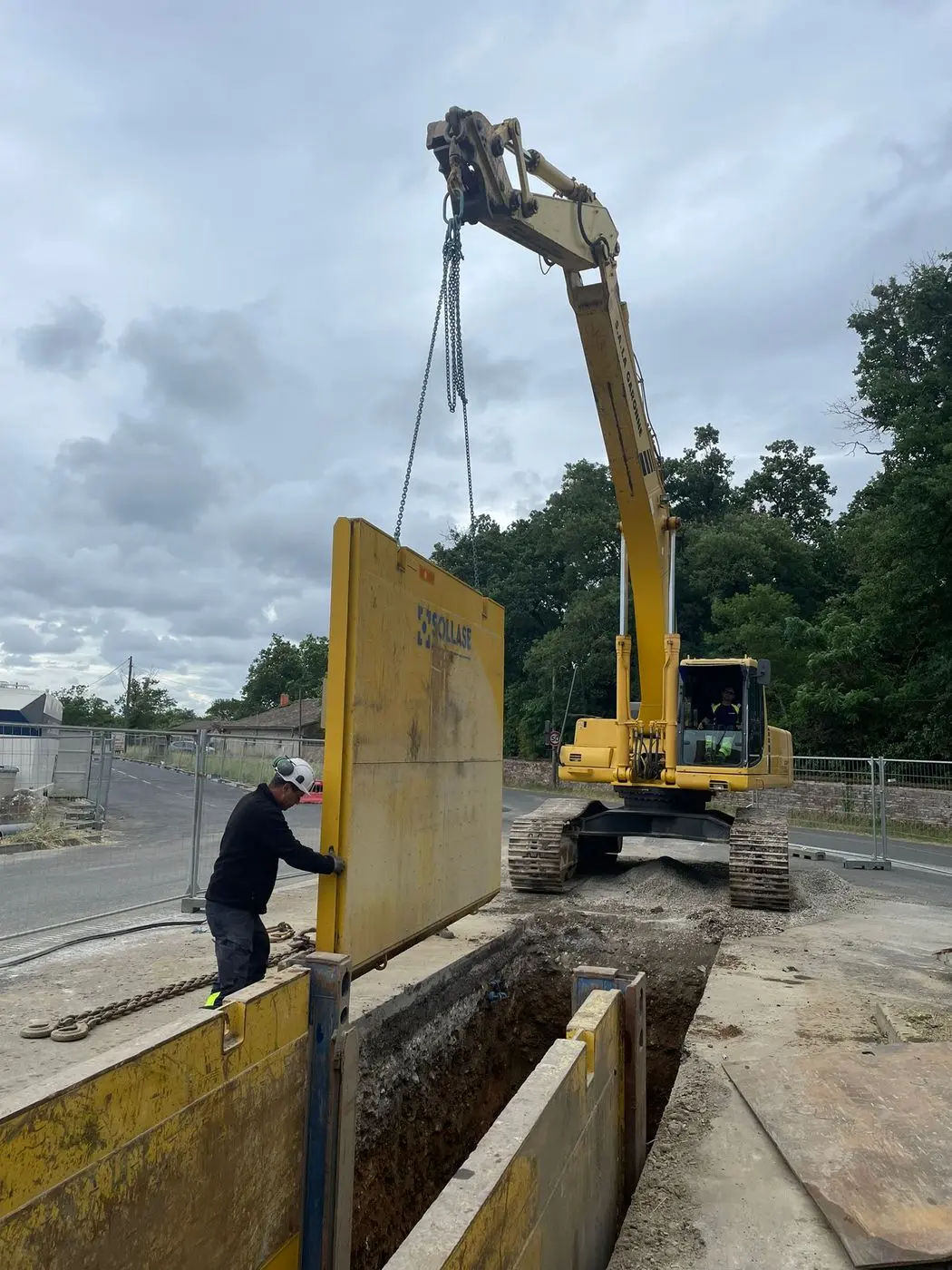 Travaux à très forte profondeur, plus de 7 mètres, à Cugnaux