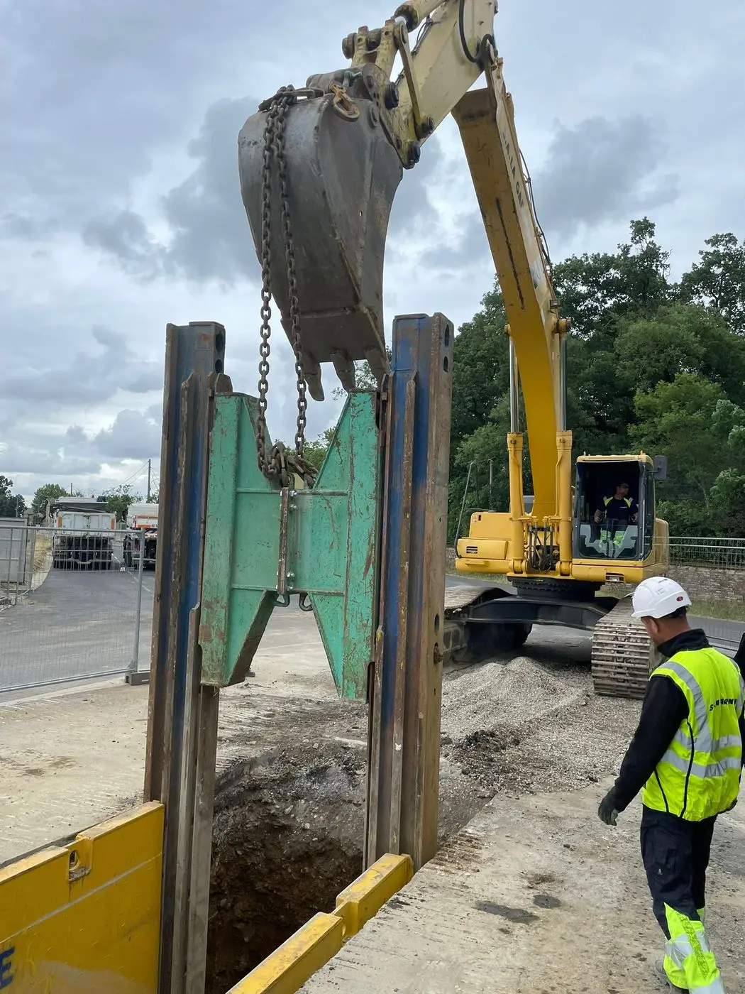 Travaux à très forte profondeur, plus de 7 mètres, à Cugnaux