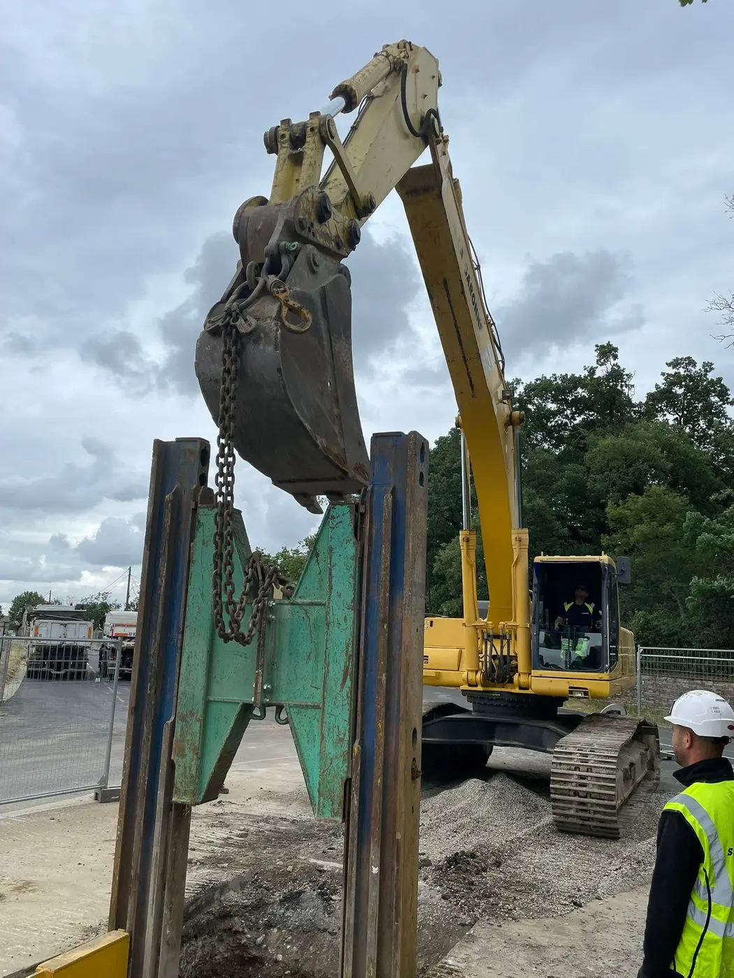 Travaux à très forte profondeur, plus de 7 mètres, à Cugnaux