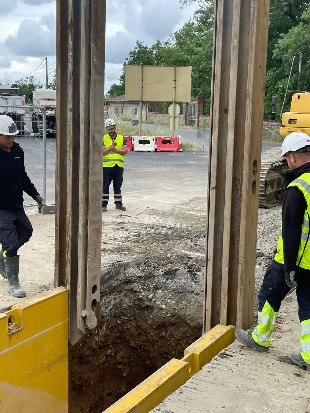Travaux à très forte profondeur, plus de 7 mètres, à Cugnaux