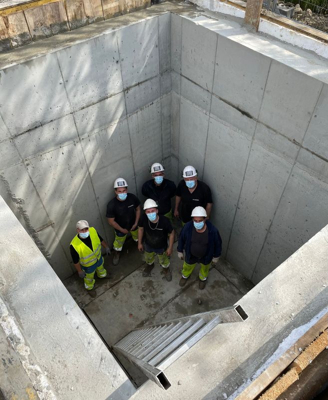 Création d'ouvrages de génie civil pour travaux hydrauliques