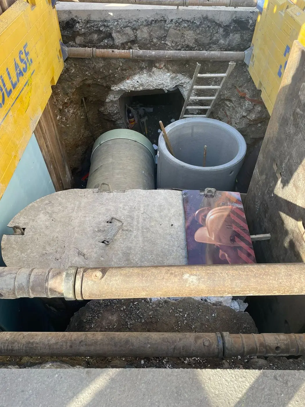 Réseaux pluvial et assainissement en centre-ville, rue de Metz