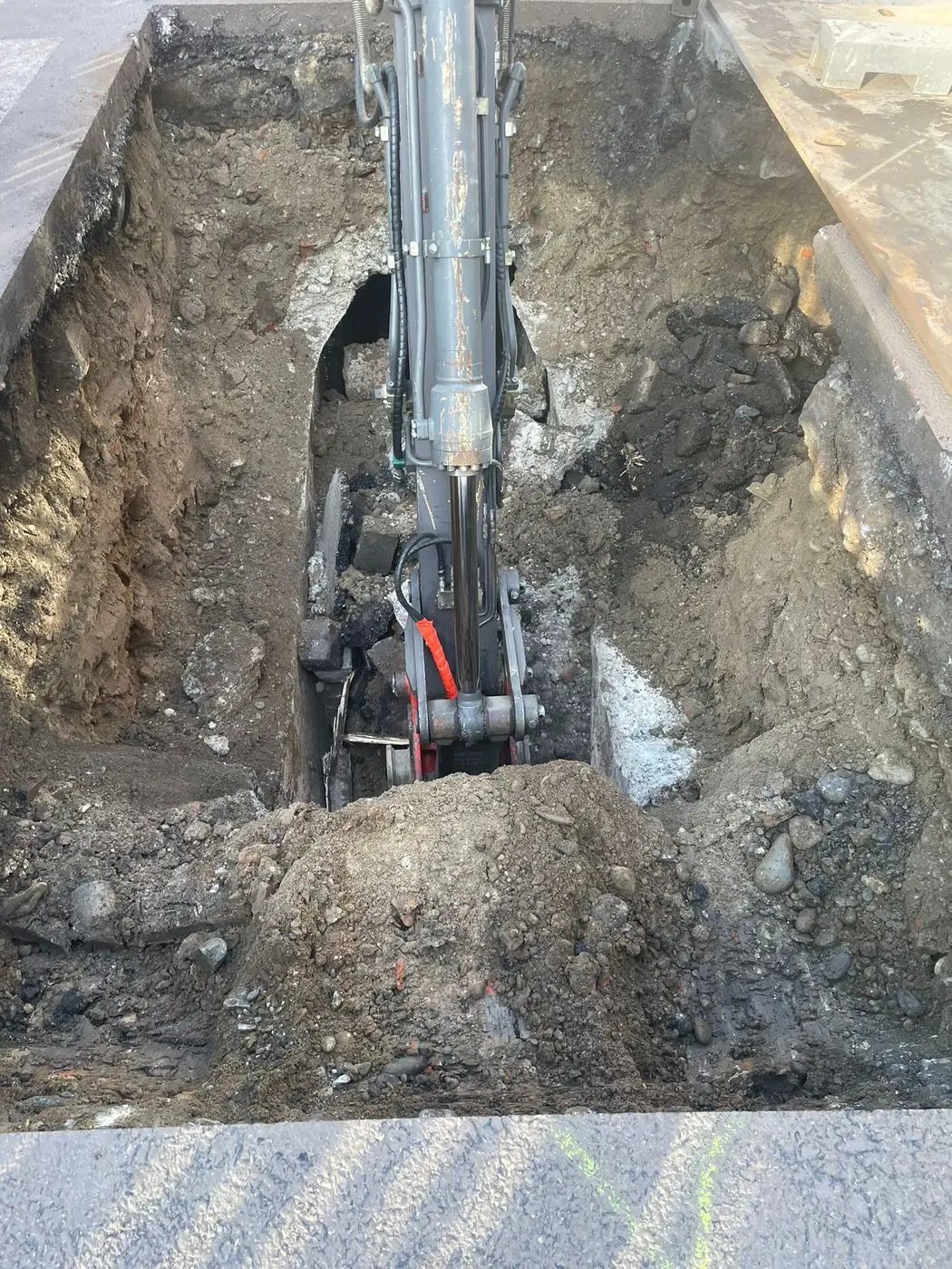 Réseaux pluvial et assainissement en centre-ville, rue de Metz